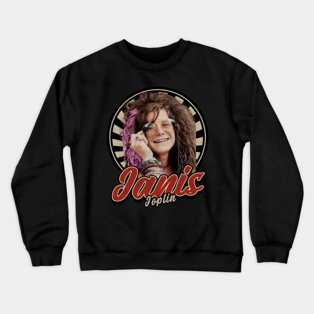 Vintage 80s Janis Joplin Crewneck Sweatshirt by Motor Ilang